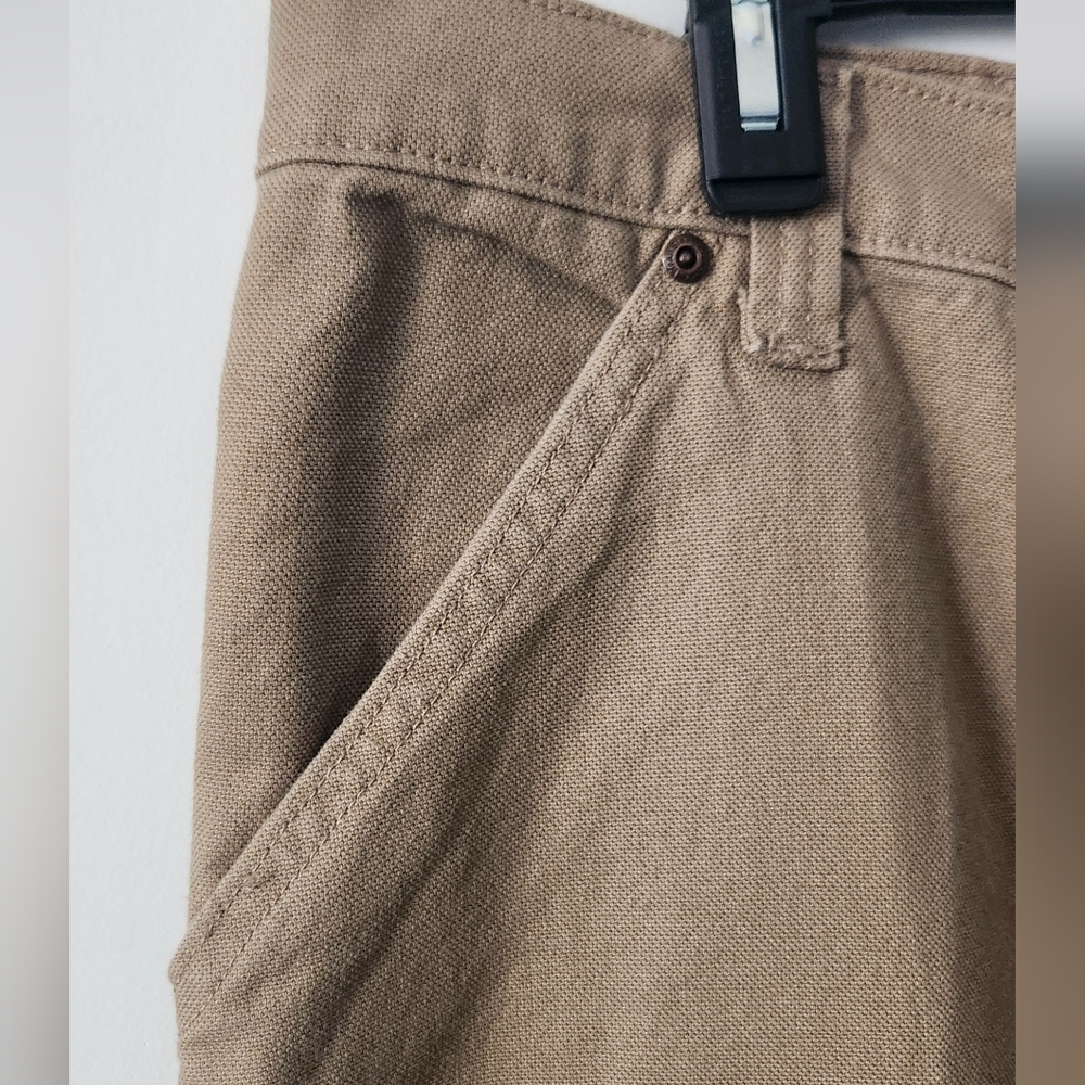 Wrangler Men's Tan Carpenter Pants, NWT, 5 Star, Size 38x32 New - Picture 2 of 12